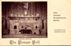 Pennsylvania Washington George Washington Hotel The Pioneer Grill Colonial Fi...