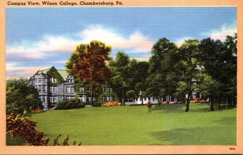 Pennsylvania Chambersburg Campus View Wilson College