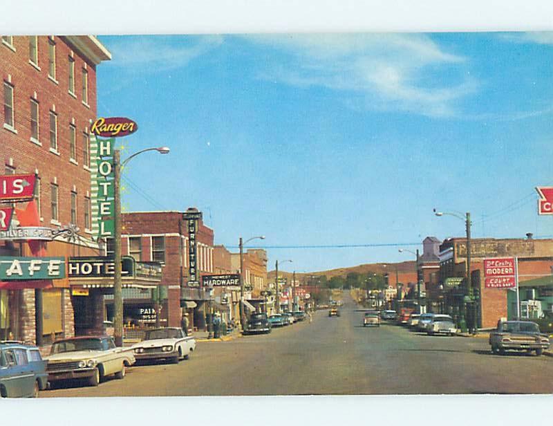 Unused Pre-1980 STREET SCENE Lusk - Near Douglas Wyoming WY hp1668