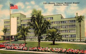 Florida Bradenton Manatee Veterans Memorial Hospital 1954 Curteich