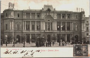 Argentina La Bolsa Buenos Aires Vintage Postcard C076