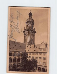 Postcard Alte Universität mit Neubaukirchturm, Würzburg, Germany