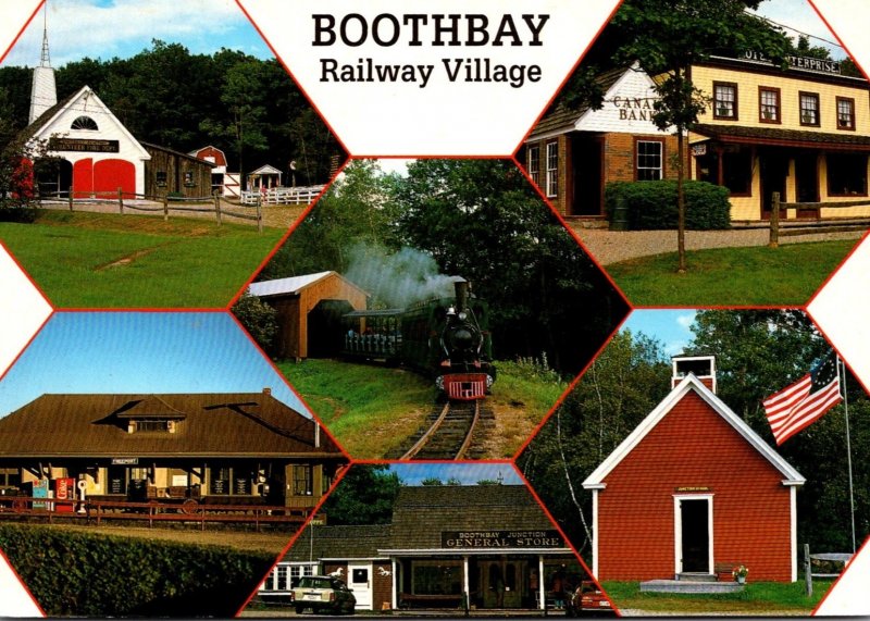 Maine Boothbay Railway Village Multi View