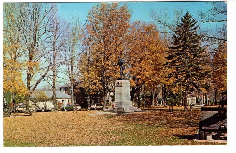 Cenotaph in Park Orangeville, Ontario, Used Locally 1967