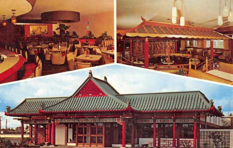 Portland Oregon Chinese Gardens Multiview Vintage Postcard K57488