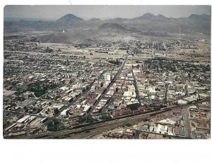 Aerial View Looking West to A Mountain c 1965 Tucson Arizona