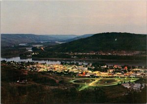 Canada Alberta Peace River Seen From North East Hills