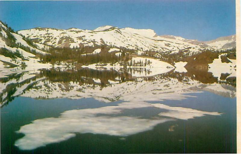 Postcard Ellery Lake Sierra Nevada Tioga Pass Mono Lake CA  # 3706A