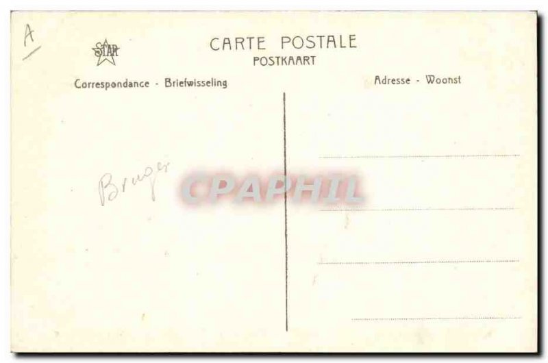 Old Postcard Folklore Bruges Lace Dentelliere