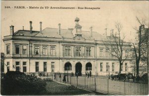 CPA PARIS 6e - 349. Mairie du VI Arrondissement - Rue Bonaparte (55211)