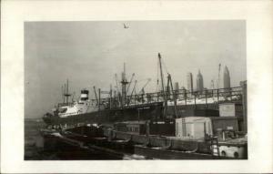 Steamer Steamship Cape Nome New York City c1940s Real Photo Postcard