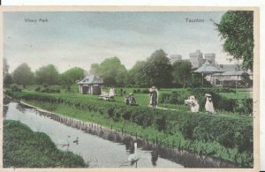 Somerset Postcard - Vivary Park - Taunton - Ref 5910A