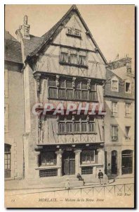Postcard Old House Morlaix Queen Anne