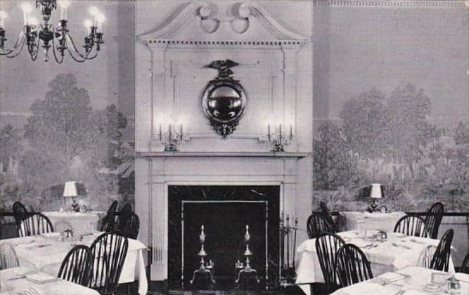 Illinois Chicago Harding's Colonial Room The Fireplace Curteich