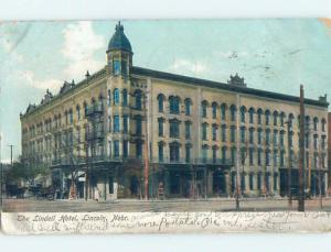 Pre-1907 HOTEL Lincoln Nebraska NE A2629