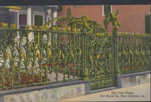 America Postcard - The Corn Fence, 915 Royal Street, New Orleans  Q540