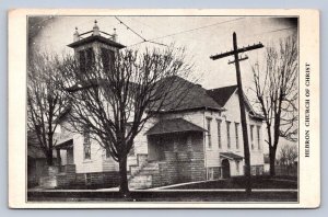 J89/ Hebron Ohio Postcard c1910 Newark Church of Christ  68