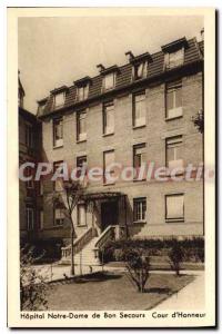 Postcard Old Hopital Notre Dame De Bon Secours Court of Honor