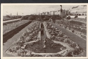 Sussex Postcard - The Water Garden and Hove Boundary, Hove   RS3630