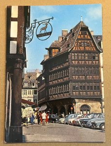 UNUSED POSTCARD - KAMMERZELL HOUSE, STRASBOURG, FRANCE