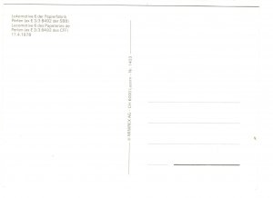 Locomotive Railway Train, Perlen, Switzerland