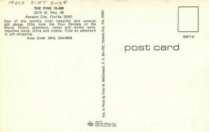 Autos 1960s Pink Clam Gift Shop Panama City Florida Postcard McCormack 1601