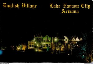 Arizona Lake Havasu City Night View Of The English Village