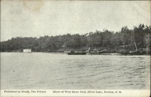 Newton NH Silver Lake West Shore Park c1910 Postcard