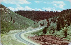 Telephone Canon Lincoln Highway Wyoming btwn Cheyenne & Laramie Postcard H58