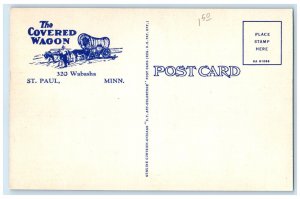 c1950's The Covered Wagon Wine Bar Multiview St. Paul Minnesota MN Postcard