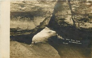 Postcard RPPC C-1910 Wisconsin Rockbridge Natural Rock Bridge #3-1909 WI24-2282
