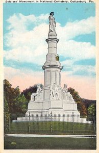 Soldiers Monument in national Cemetery Gettysburg, Pennsylvania, USA Civil Wa...