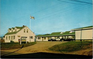 Vtg Cape Breton Nova Scotia Canada Laurie's Motel Cheticamp Cabot Trail Postcard
