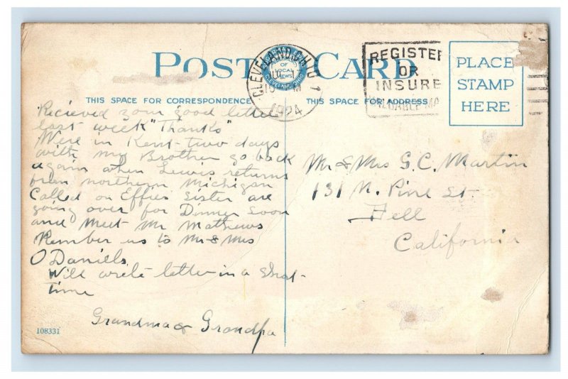 C.1915-20 Ore Docks, Cleveland, Ohio. Postcard F103E