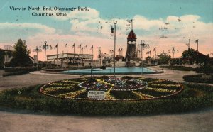 Vintage Postcard 1916 View In North End Olentangy Park Columbus Ohio Haenlein