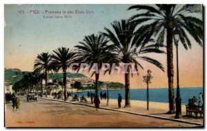 Old Postcard Nice Promenade Des US