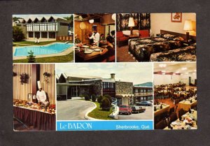 PQ QC LeBaron Le Baron Hotel Motel Sherbrooke Quebec Canada Carte Postale PC