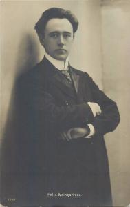 Austrian conductor, composer and pianist Felix Weingartner