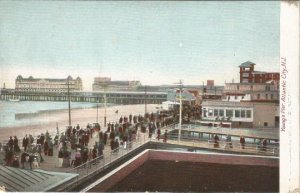 Young's Pier Atlantic City New Jersey Undivided Back Postcard Pre-1907 Vintage