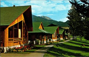 Vintage Jasper Park Lodge Postcard 57897 Cottages Travel Recreation Park