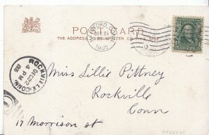 Genealogy Postcard - Family History - Pittney - Rockville - Connecticut   BS823