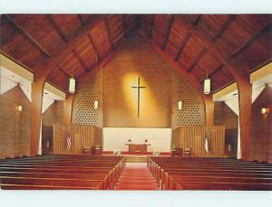 Unused 1950's CHURCH SCENE Annville Pennsylvania PA p3452