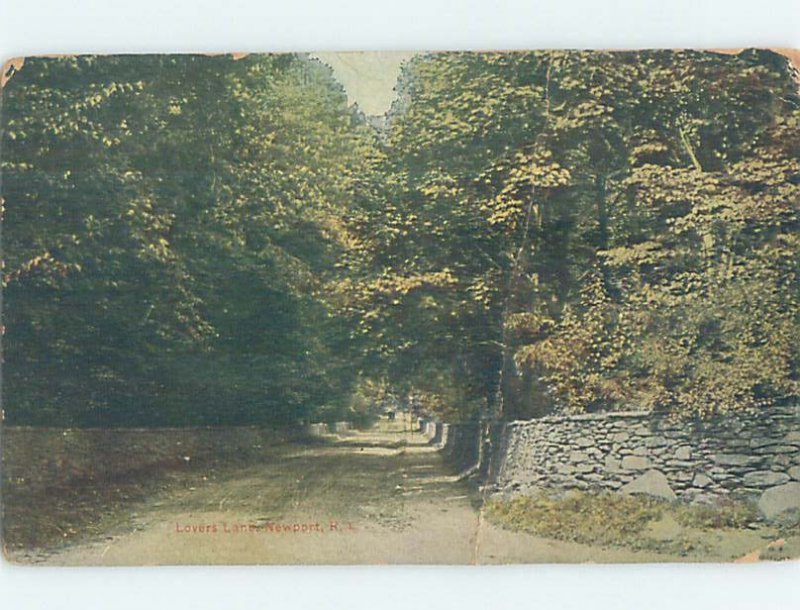 Divided-back LOVERS LANE Newport Rhode Island RI AD8062
