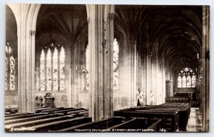 Vintage Photo Postcard St. Mary's Redcliffe Bristol Church Interior