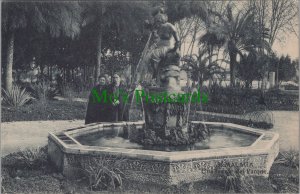 Spain Postcard - Malaga - Park Fountain - Andalusia  RS33140