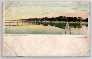 The Shore at Biloxi Mississippi JW Sweetman Postcard E25