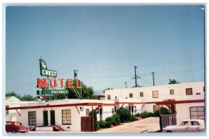 c1960 Crest Motel Highway A Home Away From Home Vallejo California CA Postcard