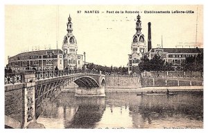 France  Nantes , Pont de la Rotonde Etablissements Lefevre Utlle