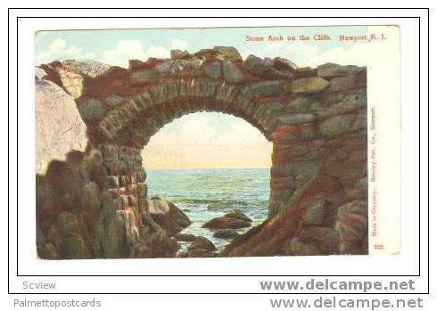 Stone Arch On The Cliffs, Newport, Rhode Island, 1907