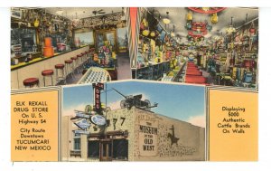 NM - Tucumcari. Elk Rexall Drug Store Multi-View